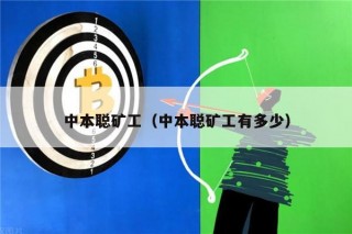中本聪矿工（中本聪矿工有多少）